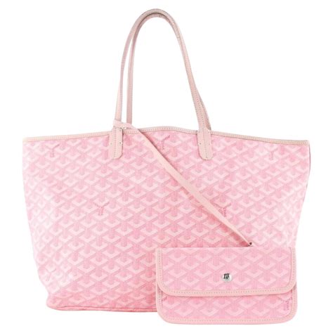 goyard pink tote bag